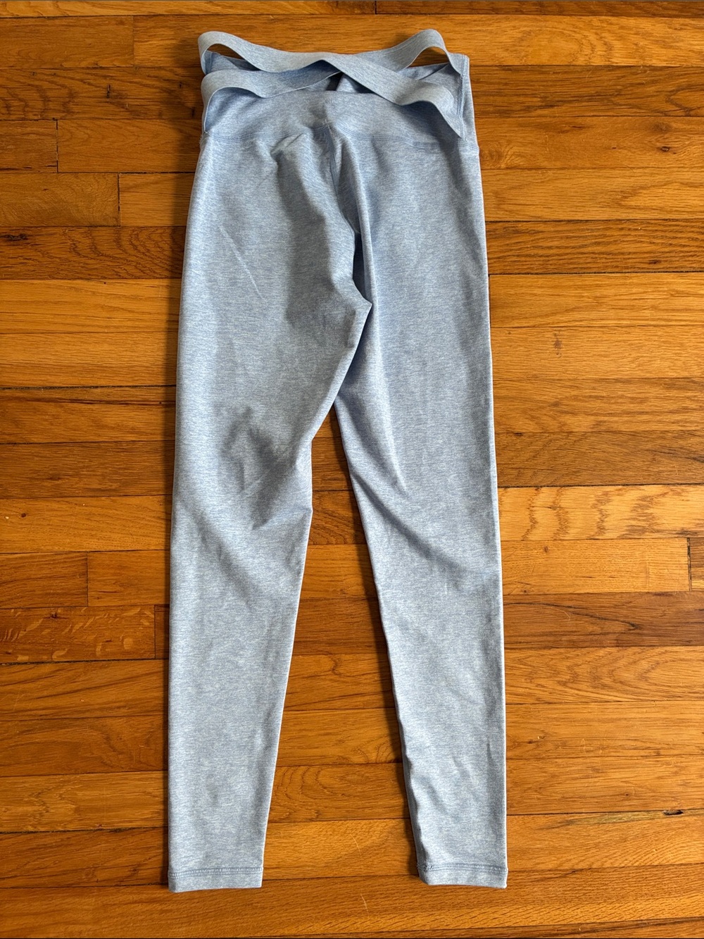 Aerie Offline Cross Back The Hugger Leggings Small High Rise Heathered Blue